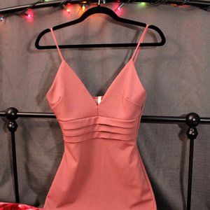 Dusty Rose Mini Dress